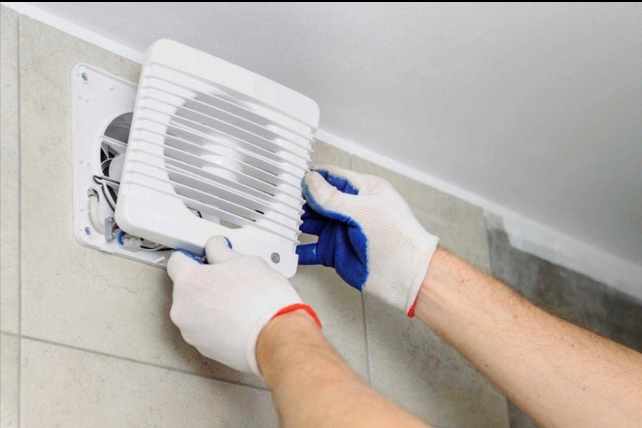Ventilation fan installation