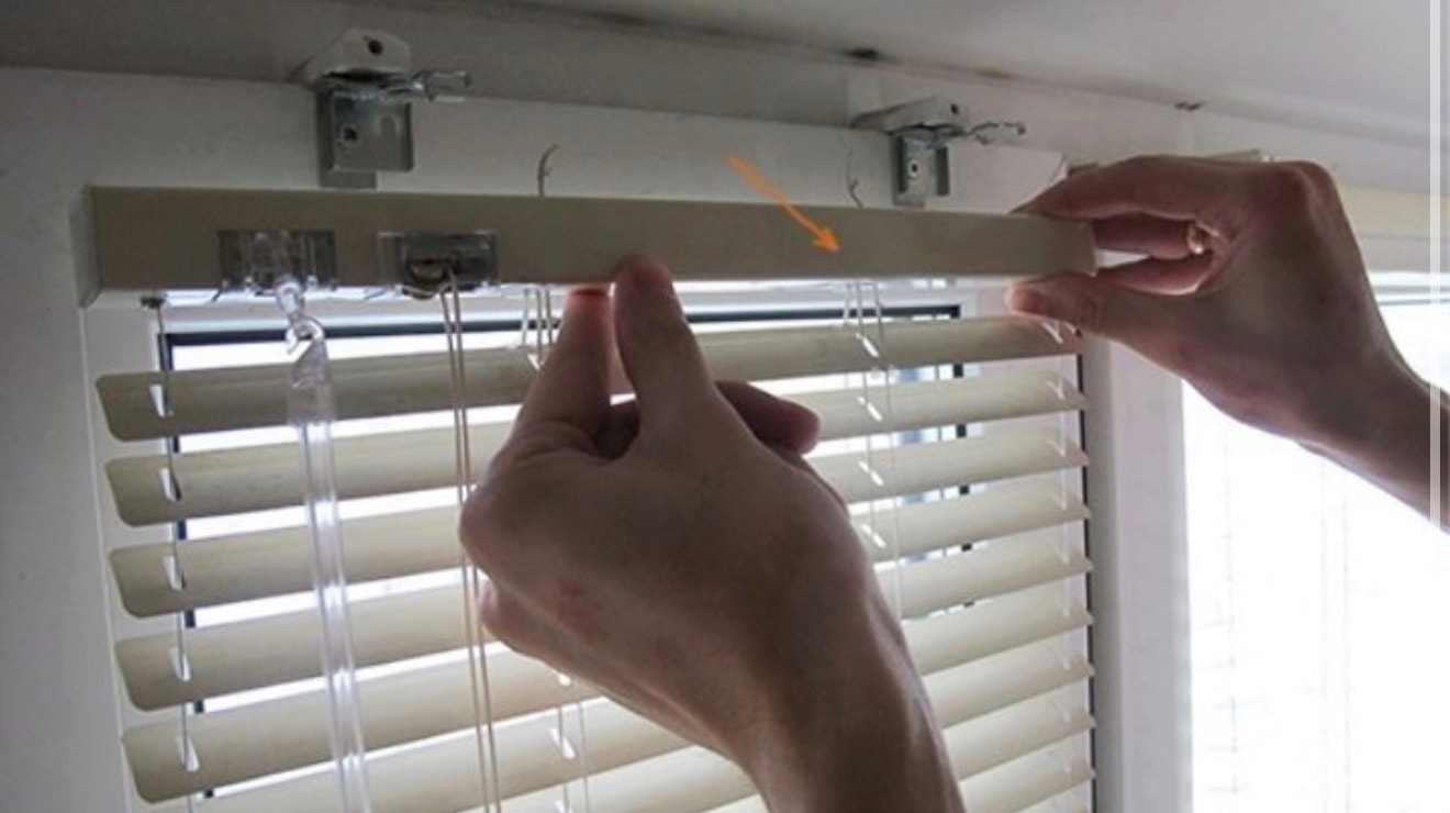 Window blinds installation